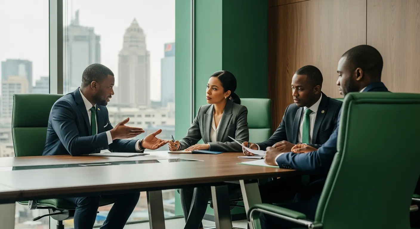 Photorealistic illustration depicting a UK business planning its EMEA expansion strategy post-Brexit for 2025.