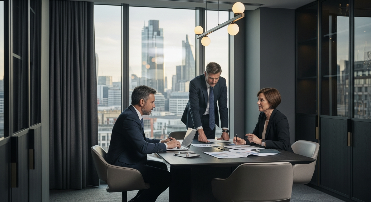 UK Tax Planning & International Structures: Complete Guide 2025 illustration, showing strategic financial optimization.